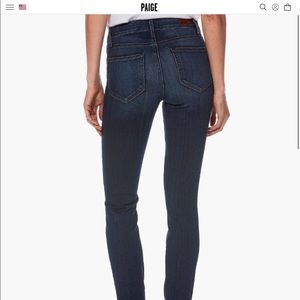 PAIGE Verdugo Mid Rise Ankle Skinny Jeans in Nottingham